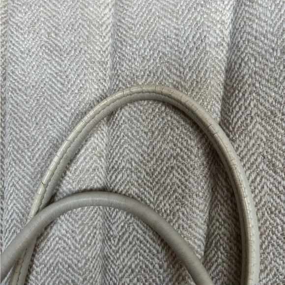 Y2K East West Leather Vintage Shoulder Bag with Buckle Silver Hardware - Picture 4 of 12